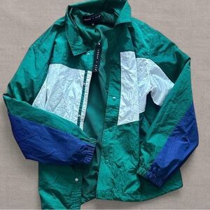 Colorblock Windbreaker Jacket